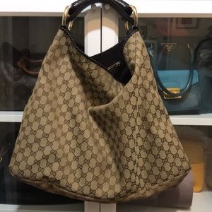 Gucci Monogram Hobo XL Handbag